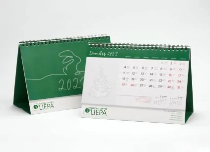 MC Liepa kalendārs galda kalendāri Galda kalendāri MCLiepaja galda kalendars 423x306